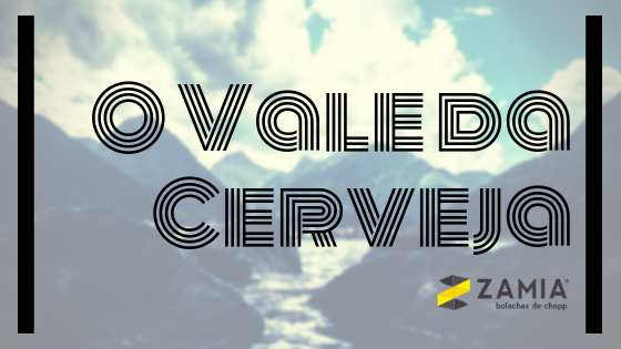 O Vale da Cerveja bolacha de chopp